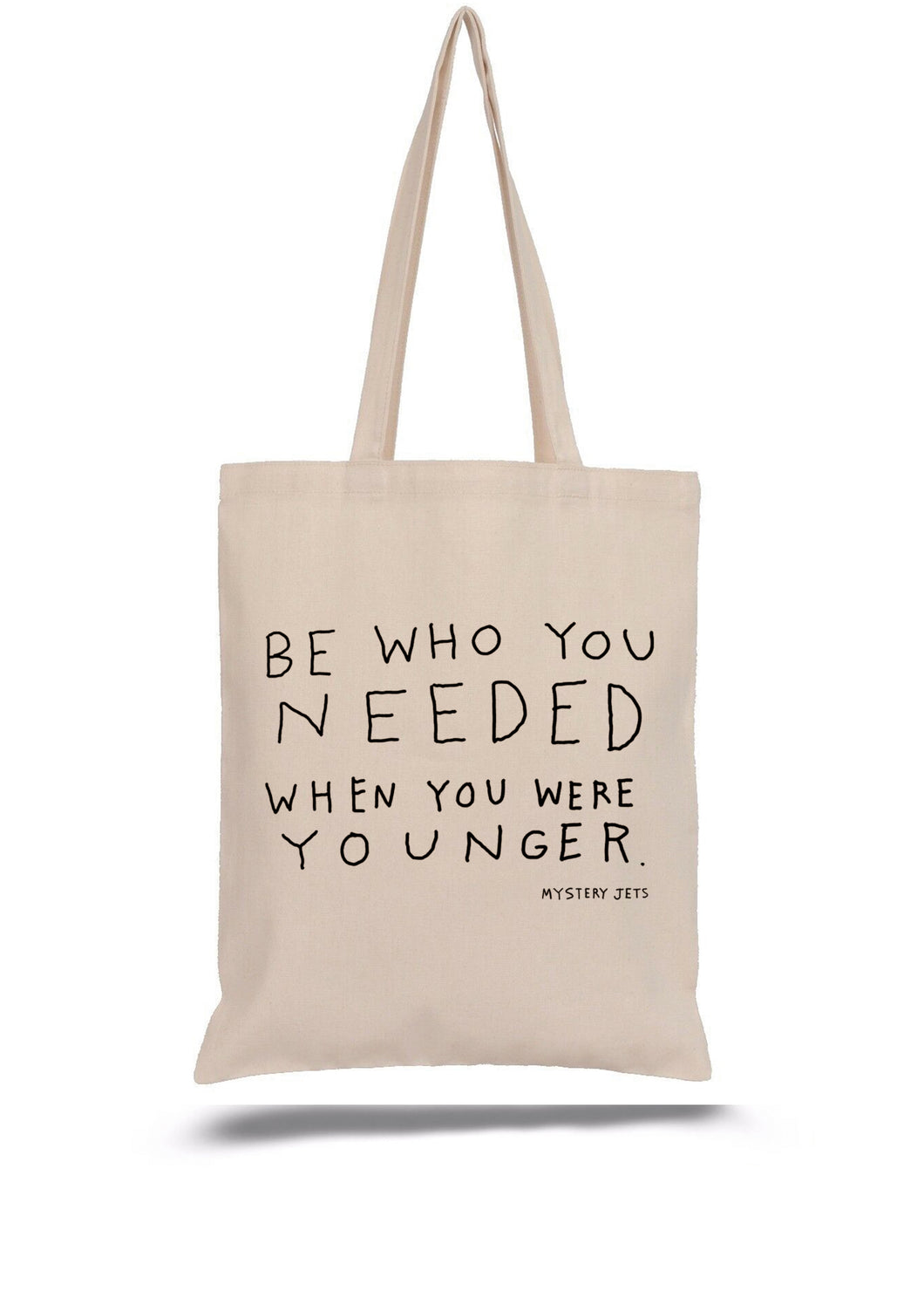 BE WHO YOU NEEDED tote bag (cream)