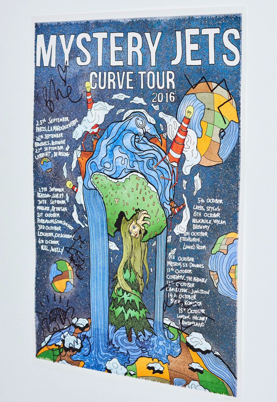 CURVE UK TOUR Ltd. edition lithograph (signed)