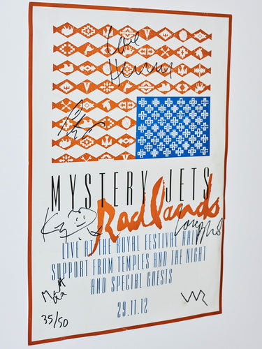 LIVE AT THE RFH signed poster
